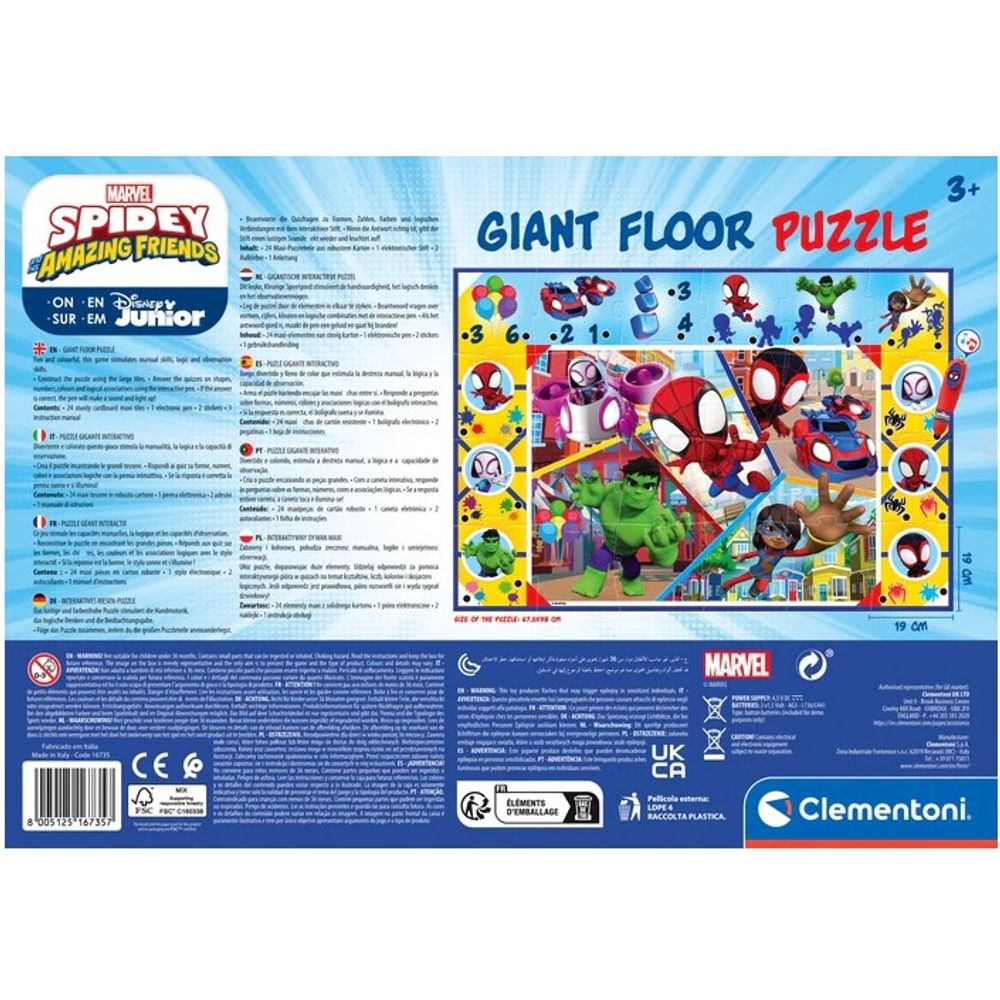 Clementoni CL16735 Spiderman Podne puzle slika 5