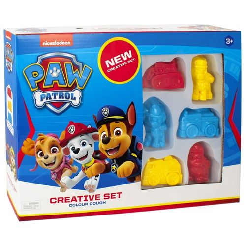 Paw Patrol, masa za modeliranje 6X56g, 6 kalupa, alat slika 1