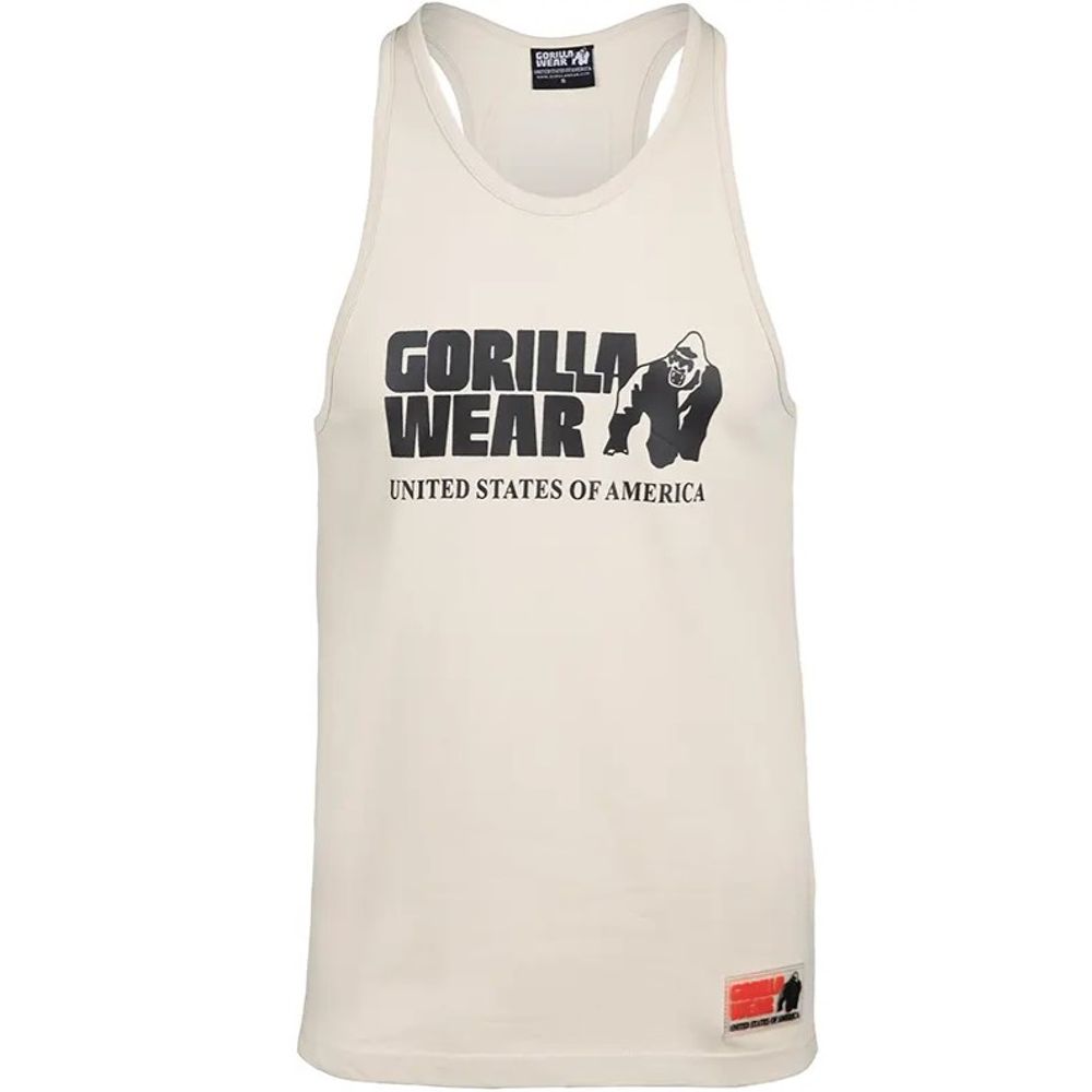 Gorilla Wear CLASSIC Majica bez rukava, Bež slika 5