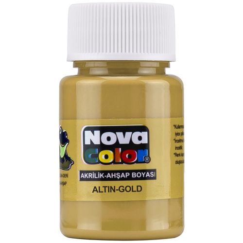 Nova Color Slikanje - Akrilne Boje 30g - Zlatna - 540297 slika 1