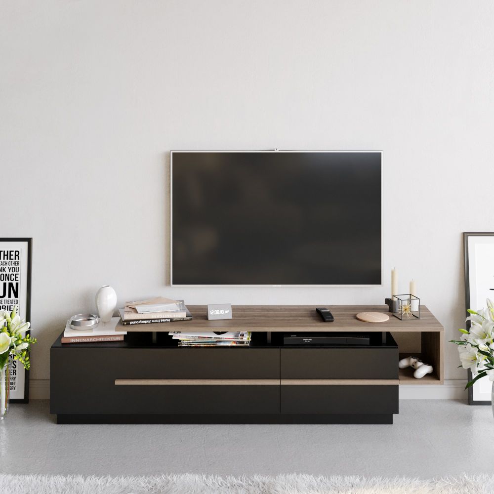 TV Stalak Pia - Crni, Orah Crni slika 2