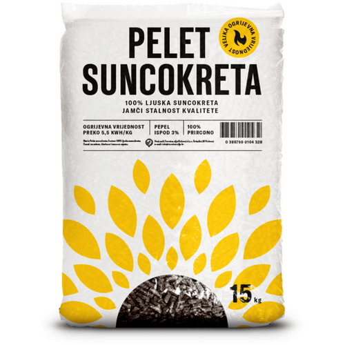 Sunce Vinkovaca Pelet suncokreta 15kg xxl slika 1