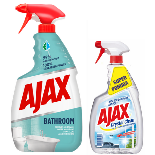 Ajax Bathroom 750 ml Trigger + Ajax Crystal Trigger 500ml super ponuda slika 1