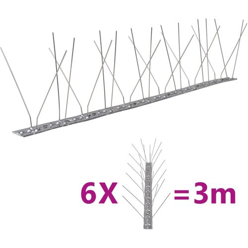 Šiljci za zaštitu od ptica i golubova u 4 reda; Komplet od 6 slika 20
