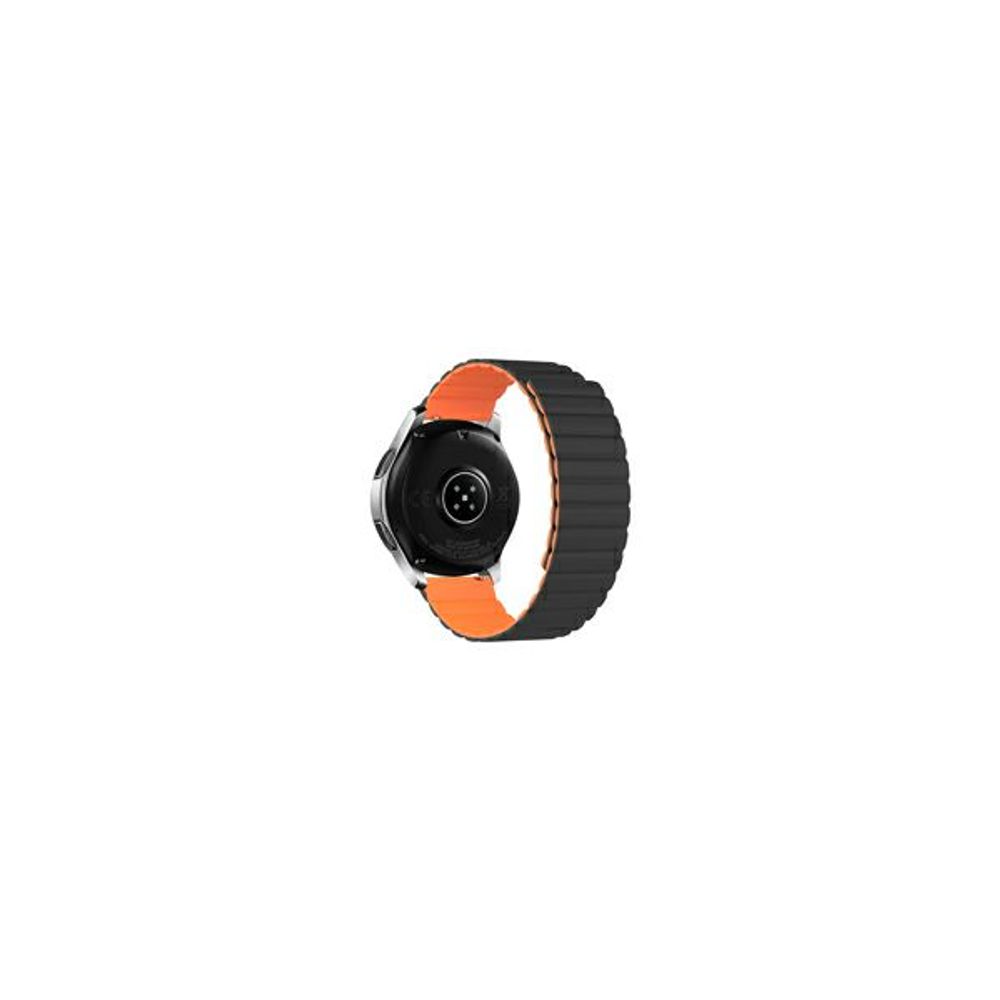 MAXMOBILE REMEN ZA PAMETNI SAT-Univer.,DSJ-32-00T,20mm,#7 black orange slika 2