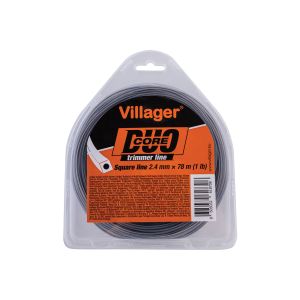 Villager Silk za trimer 2,4 mm x 390 m (5LB) - Duo core - četvrtasta nit 
