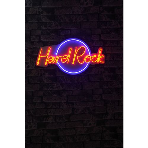 Wallity Ukrasna plastična LED rasvjeta, Hard Rock - Blue, Red slika 9