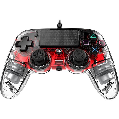 NACON PS4 WIRED ILLUMINATED COMPACT CONTROLLER RED slika 3
