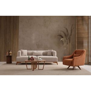 Sofa za tri osobe Hera - boja: krem