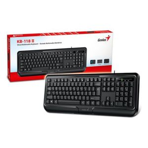 GENIUS KB-118 II USB US crna tastatura