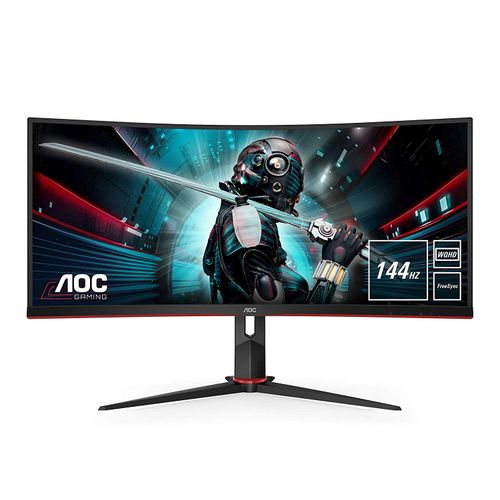 AOC CU34G2X 34'' Ultra Wide 144Hz zakrivljeni gaming monitor slika 1