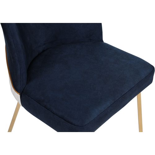 Woody Fashion Set stolica (4 komada), Zlato Tamno plava, Madrid 138 slika 8