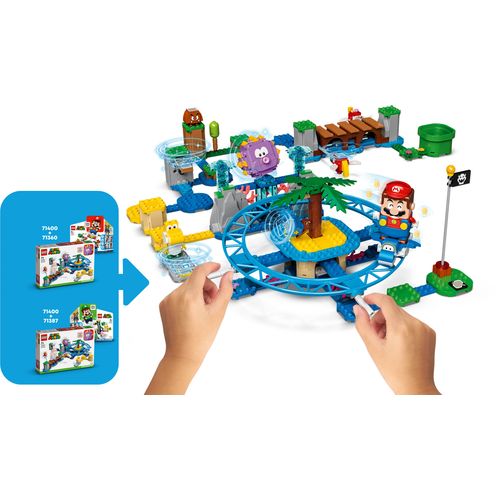 LEGO® SUPER MARIO™ 71400 big urchin u vožnji plažom slika 7