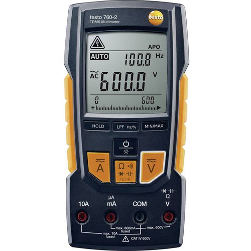 testo 760-2 ručni multimetar  digitalni  CAT III 1000 V, CAT IV 600 V Zaslon (brojevi): 6000 slika 1