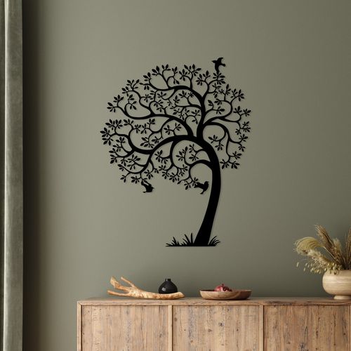 Wallity Metalna zidna dekoracija, Lonely Tree slika 1