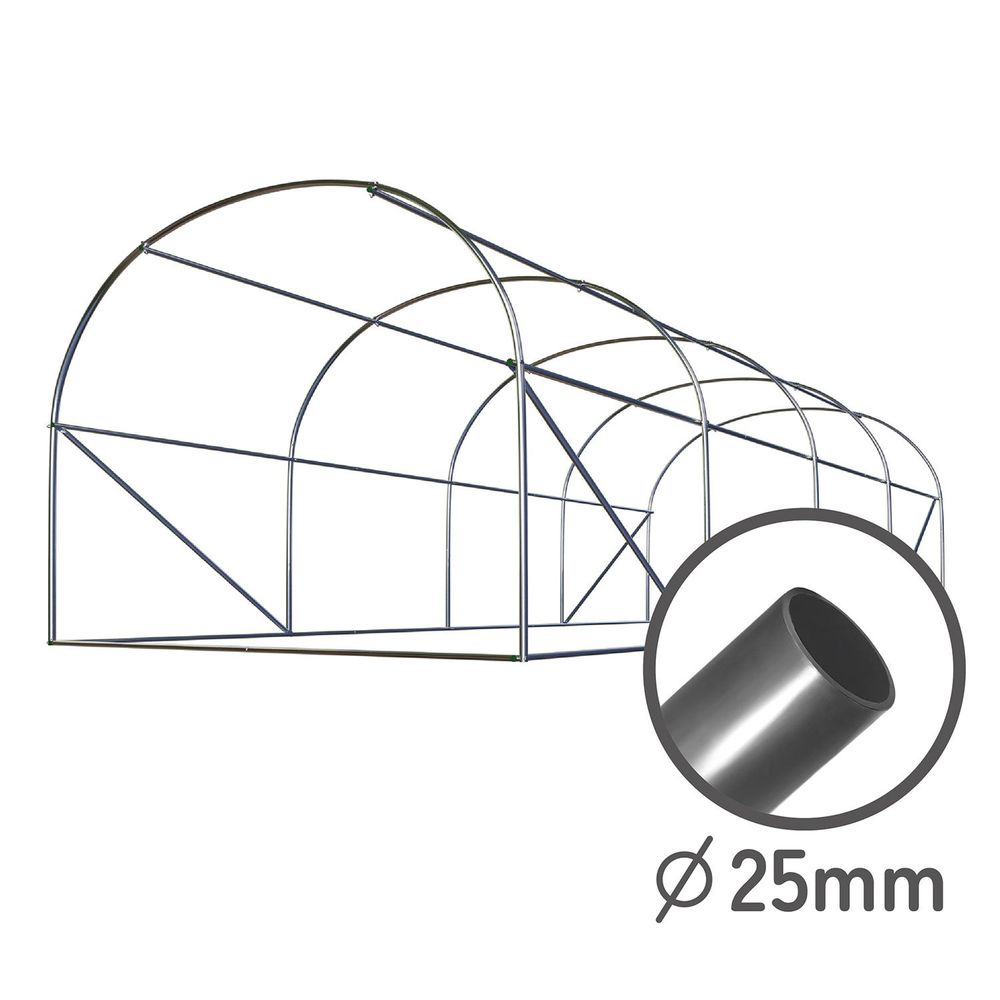Vrtni tunel 3 x 6 m (18 m2) plonos slika 3