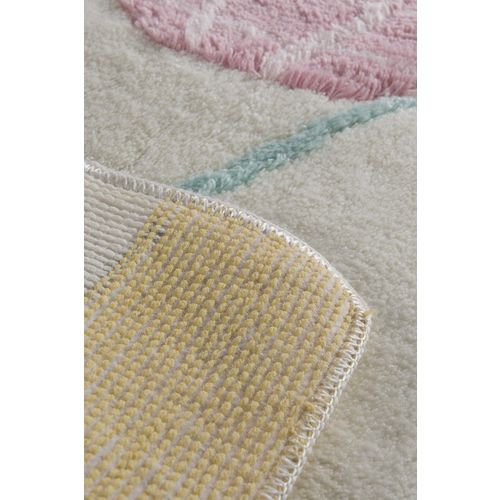 Alacati - Yellow Multicolor Bathmat Set (3 Pieces) slika 7