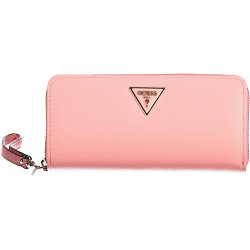 GUESS JEANS WOMEN'S PINK WALLET slika 1