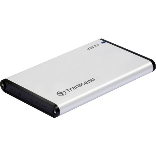 Transcend TS0GSJ25S3 HDD External Enclosure 2.5", SATA, USB3.0, Aluminum case, Silver slika 1