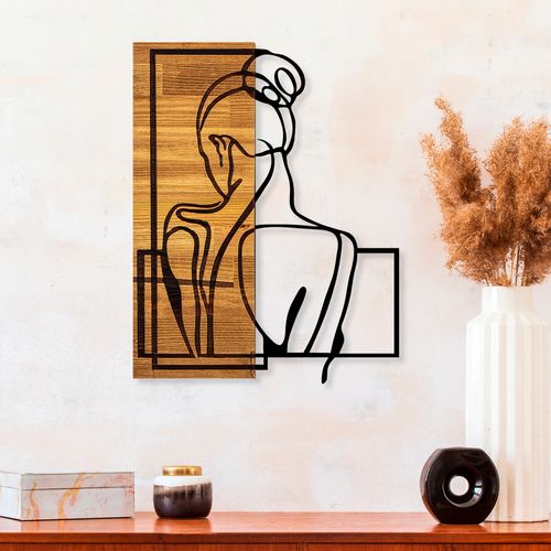 Wallity Drvena zidna dekoracija, Woman Posture slika 1