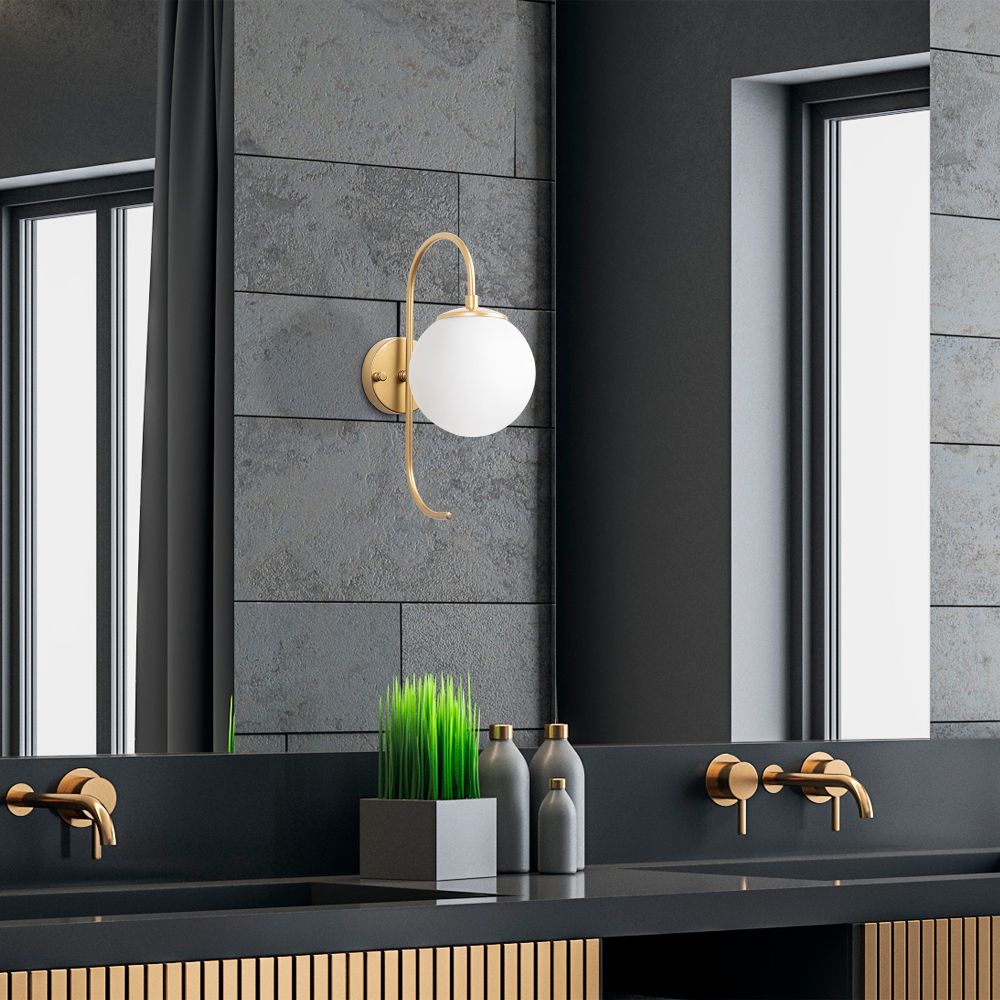 Zidna lampa Jewel - 10565 u sjajno zlatnoj boji slika 2