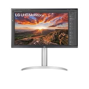 LG 27UP85NP-W Monitor 27'' IPS UHD 4K 3840X2160@60Hz, 16:9, 1200:1, 5ms, 400 cd/m2, 178˚/178˚, HDR 10, AMD FreeSync, 1 USB-C, 2 HDMI, 1 DP 1.4, 5Wx2, VESA 100x100mm, Tilt, Height, Pivot, Silver, 3yw