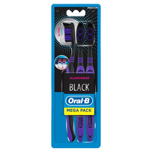 Oral-B četkica za zube all rounder black mega pack 3 komada slika 1