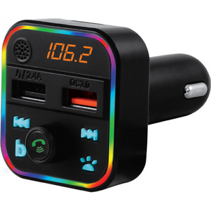 PROSTO BT FM transmiter i USB auto punjač, MP3 plejer, BASS boost, RGB