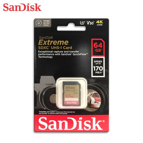 SanDisk Extreme 64GB SDXC memorijska kartica slika 1