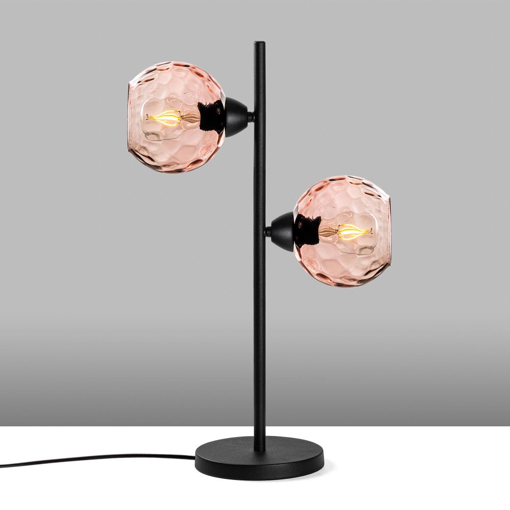 Benek - 15 - 14553 PinkBlack Stolna Lampa slika 5