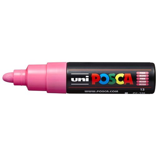 UNI POSCA marker pc-7m rozi slika 1