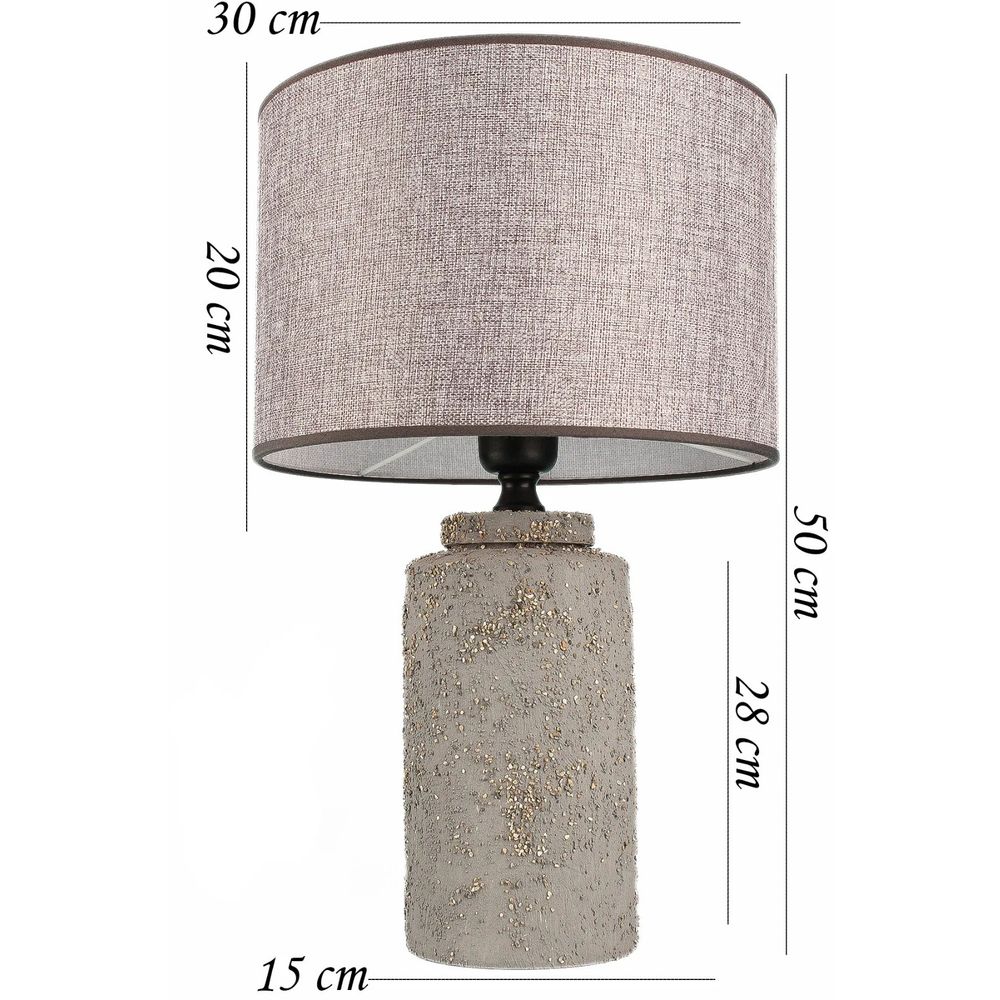 YL747 Siva Stolna Lampa slika 3