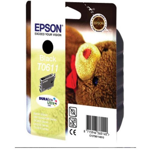 Tinta Epson T0611, black, 250 str. / 8 ml slika 1