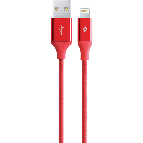 Ttec Kabel - Lightning to USB (1,20m) - Red - Alumi Cable slika 3