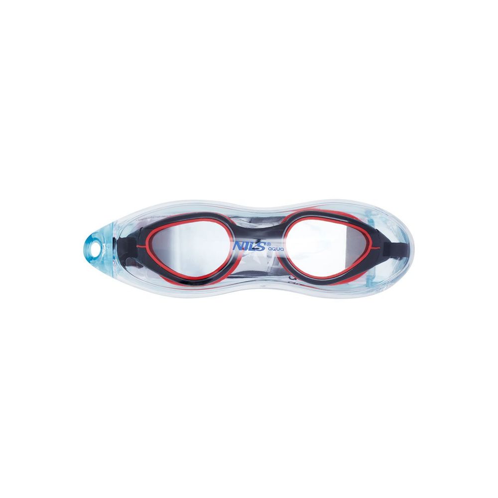 Nqg480maf crno/crvene naočale za plivanje nils aqua slika 5