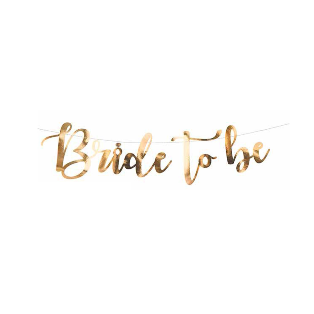 GRL85-019M Baner Bride To Be 80x18cm slika 1