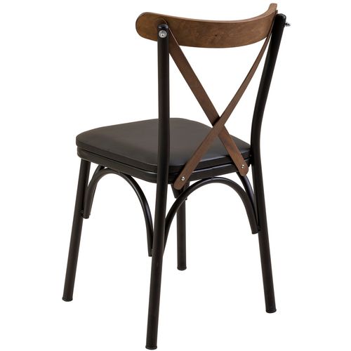 Woody Fashion Stolica, Crno, Oliver Chair -  Black Barok v2 slika 3