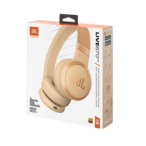 JBL slušalice on-ear BT Live 670 sandstone slika 2