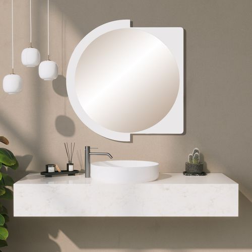 Lucky Mirror - White White Decorative Mirror slika 5