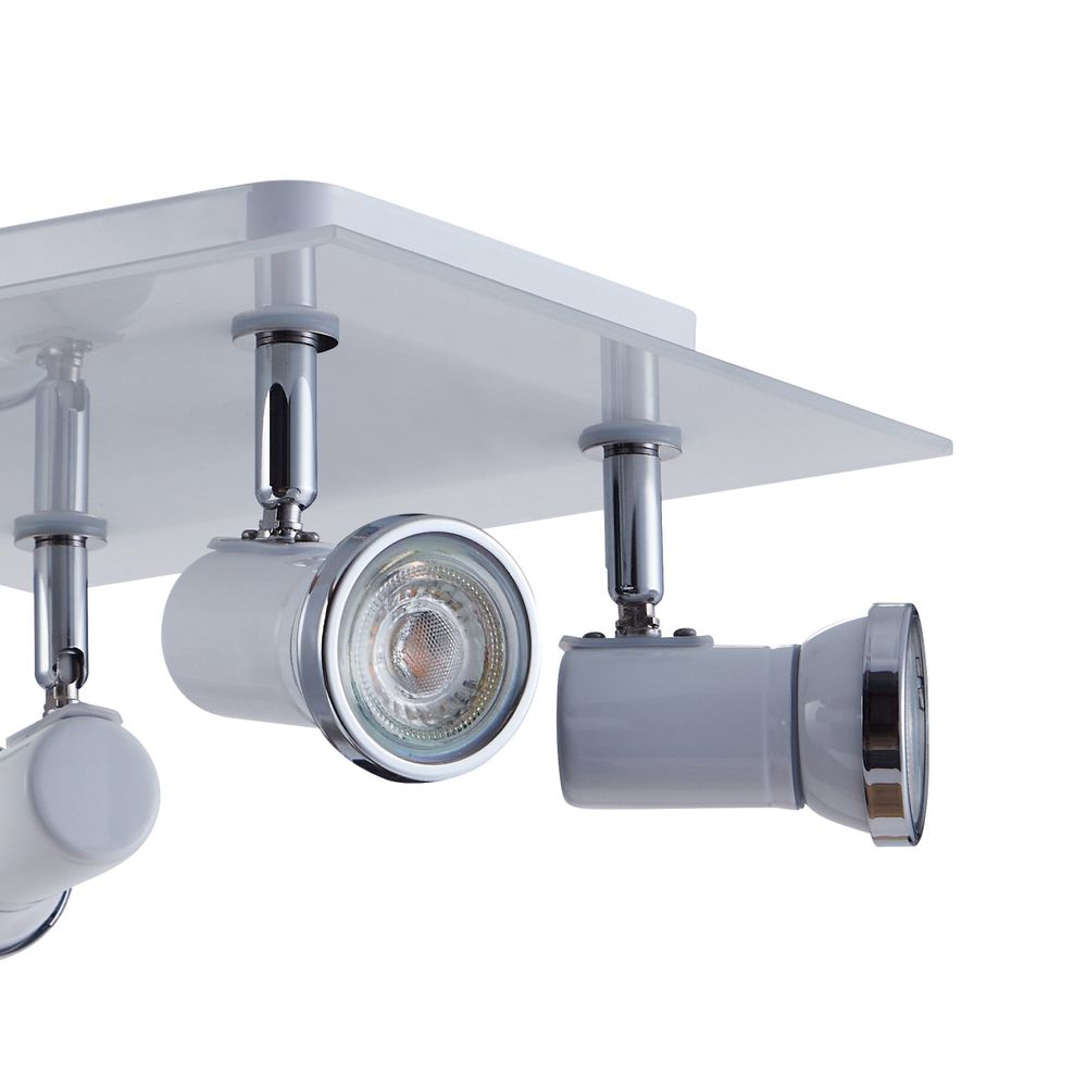 Eglo Tamara 1 reflektor/4, led, 4x3,3w, 4x240lm, ip44, krom/bijela  slika 3