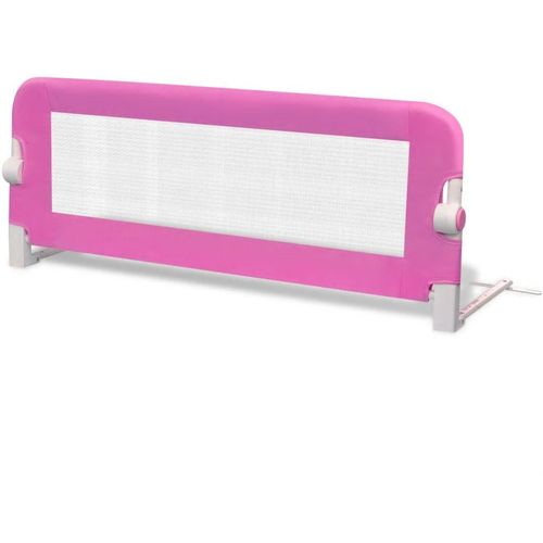 Sigurnosna ograda za dječji krevetić 102 x 42 cm ružičasta slika 5