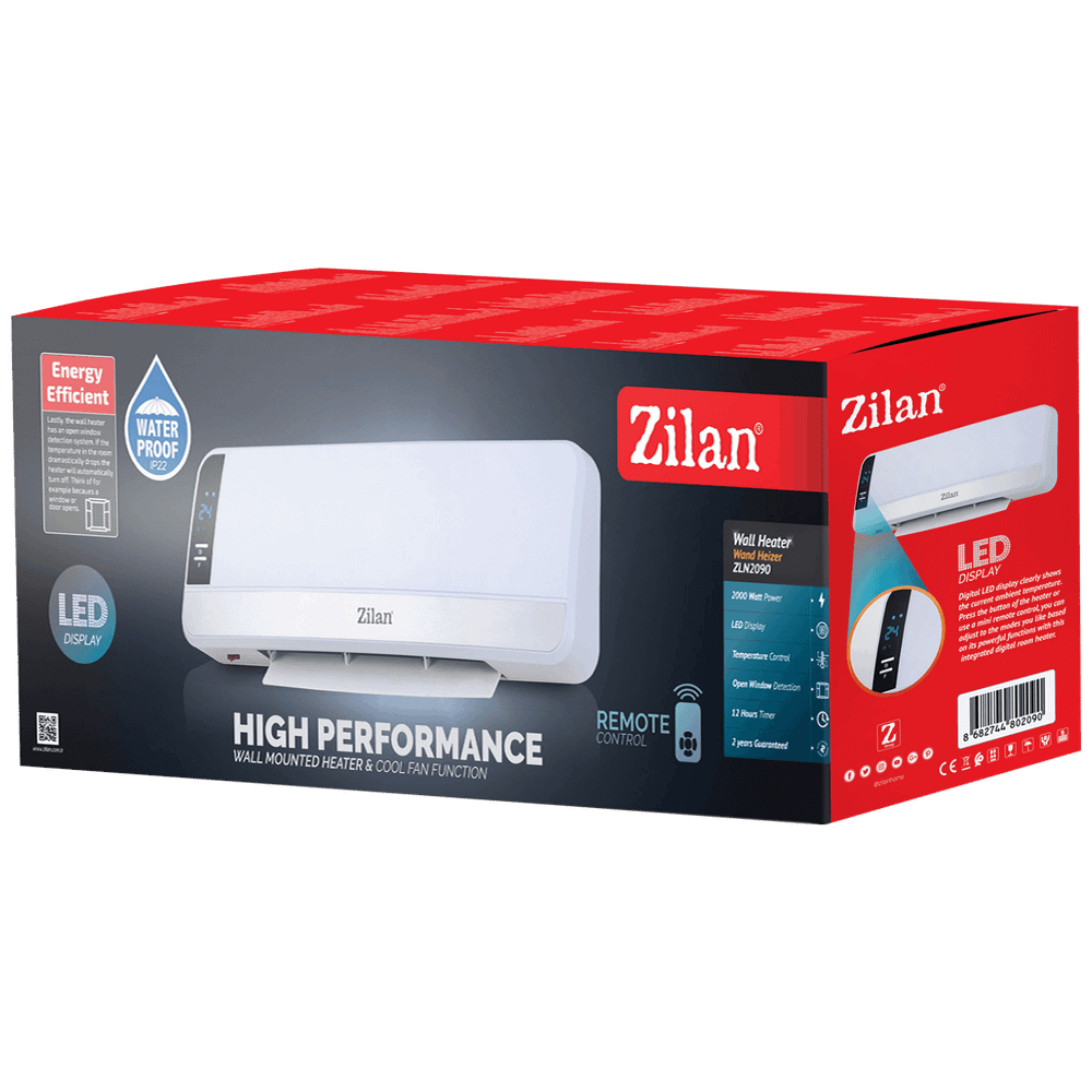 Zilan Grijalica zidna-podna, daljinski , 2000W, LED Display - ZLN2090 slika 2