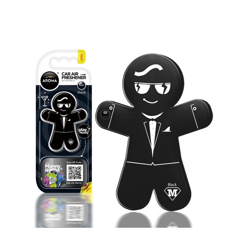 Aroma Car Manny game Miris za auto, Black slika 1