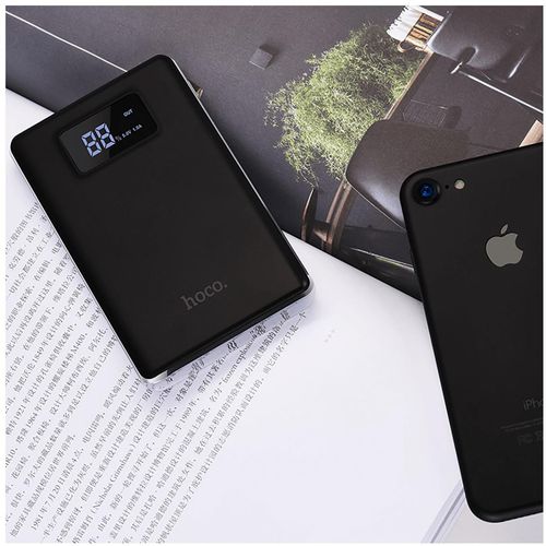 hoco. Punjač prijenosni za mobitele, 10000 mAh, 1 A/2.0 A, display - B23 Flowed Power Bank slika 6