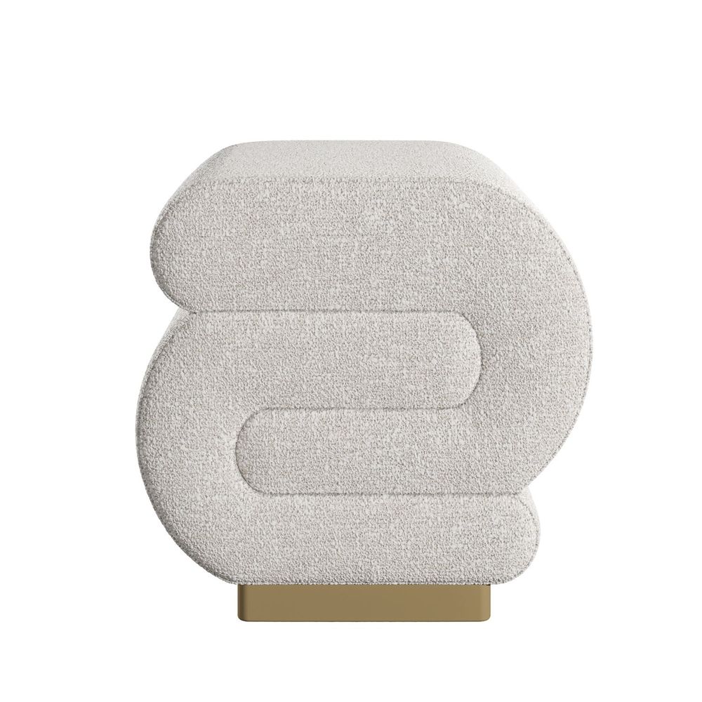 Sally - Kremasti Pouf slika 8