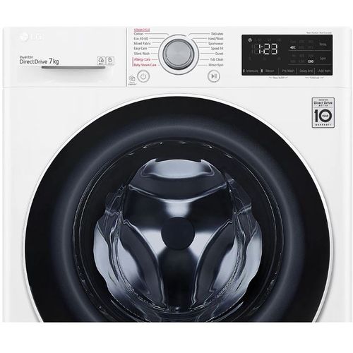 LG F2WV3S7S0E Mašina za pranje veša sa parom, 7 kg, max. 1200 obrtaja/min., AI DD™ tehnologija, Slim dubina 47.5 cm slika 6
