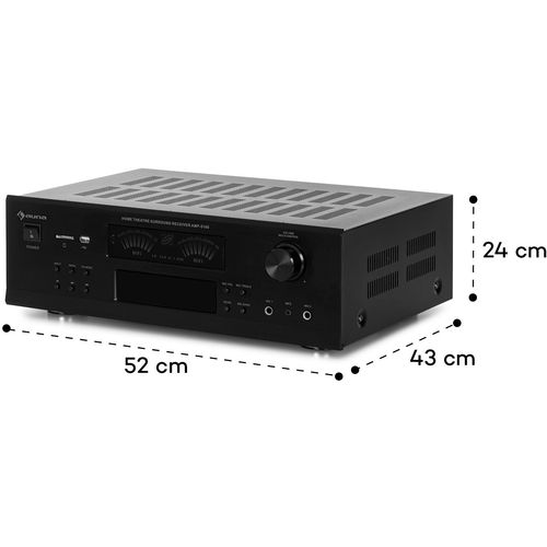 Auna AMP 5100 BT stereo pojačalo, Crna slika 20