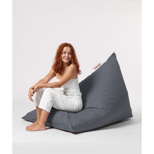 Atelier Del Sofa Vreća za sjedenje, Pyramid Big Bed Pouf - Fume slika 8