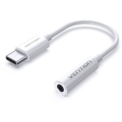 Vention USB-C Male to 3.5MM Earphone Jack Adapter 0.1M White slika 1