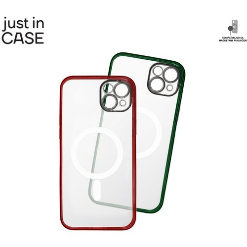 2u1 Extra case MAG MIX paket ZELENO CRVENI za iPhone 14 Plus slika 2